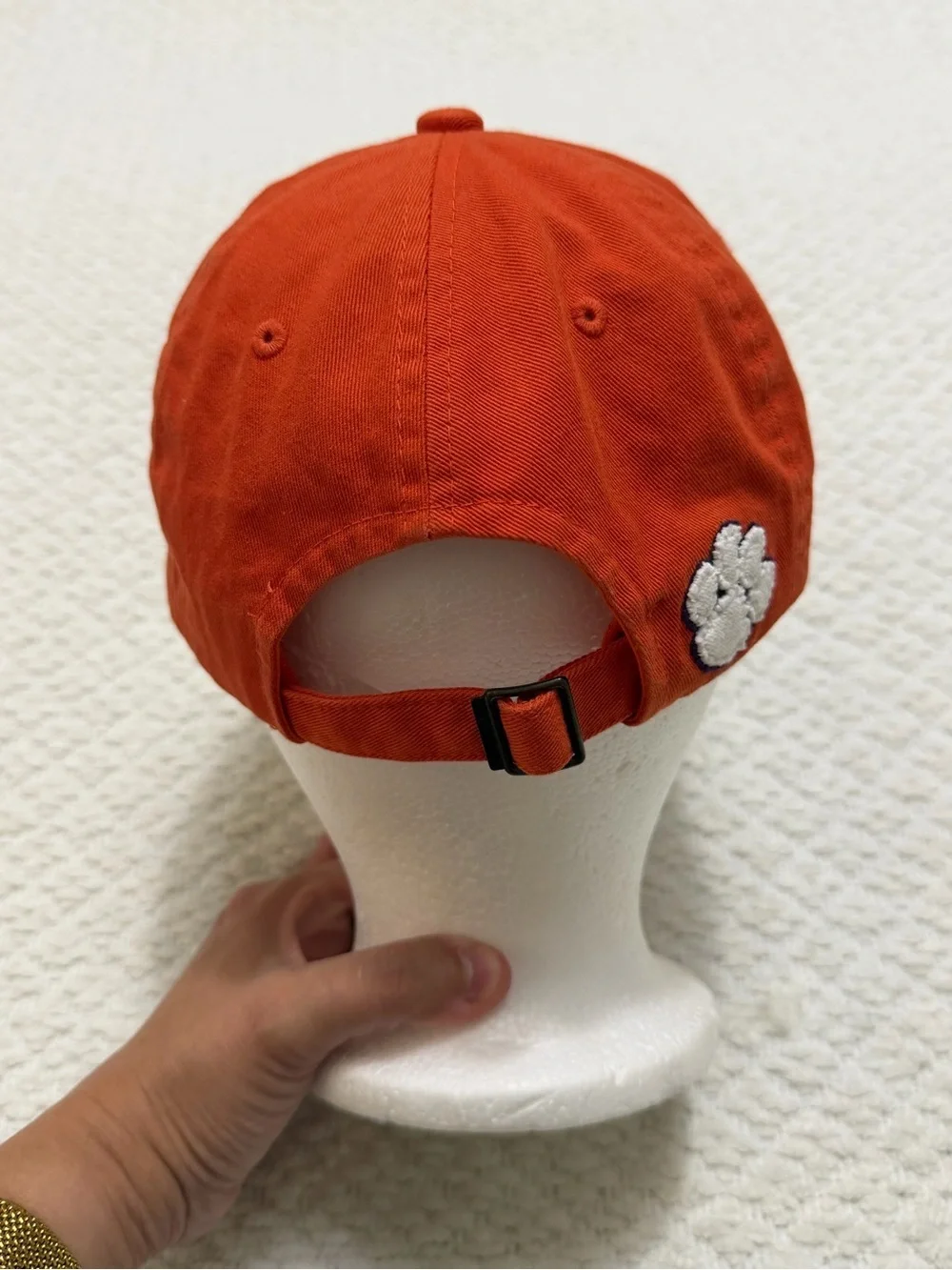 Zephyr Clemson Tigers Embroidered Paw Adjustable 100% Cotton